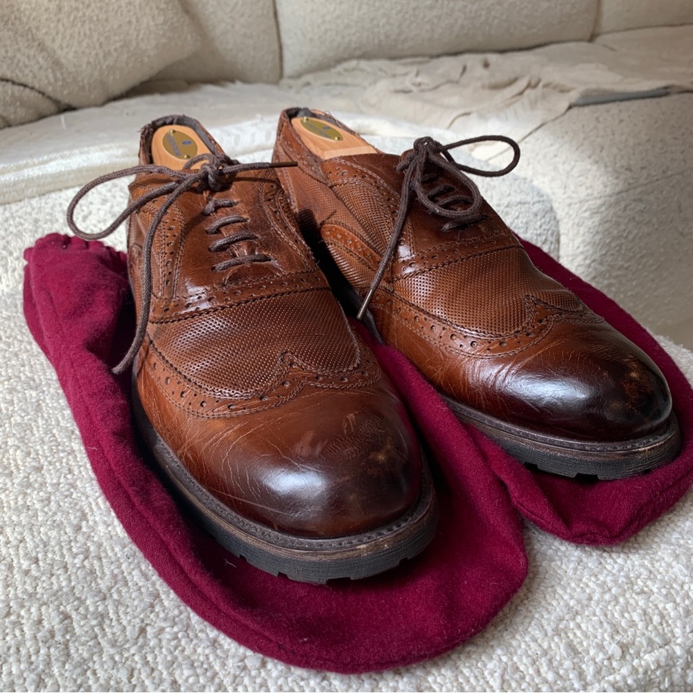 Steve Madden Brown Oxford Dress Shoe